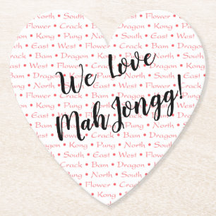 We Love Mah Jongg Coaster