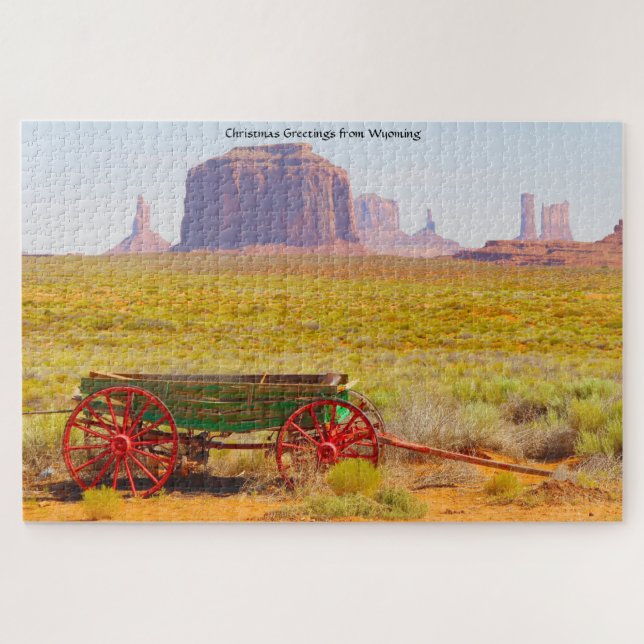 We love Monument Valley Wyoming. Jigsaw Puzzle (Horizontal)