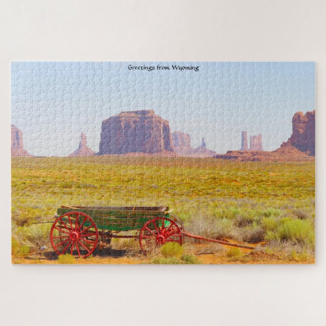 We love Monument Valley Wyoming. Jigsaw Puzzle (Horizontal)