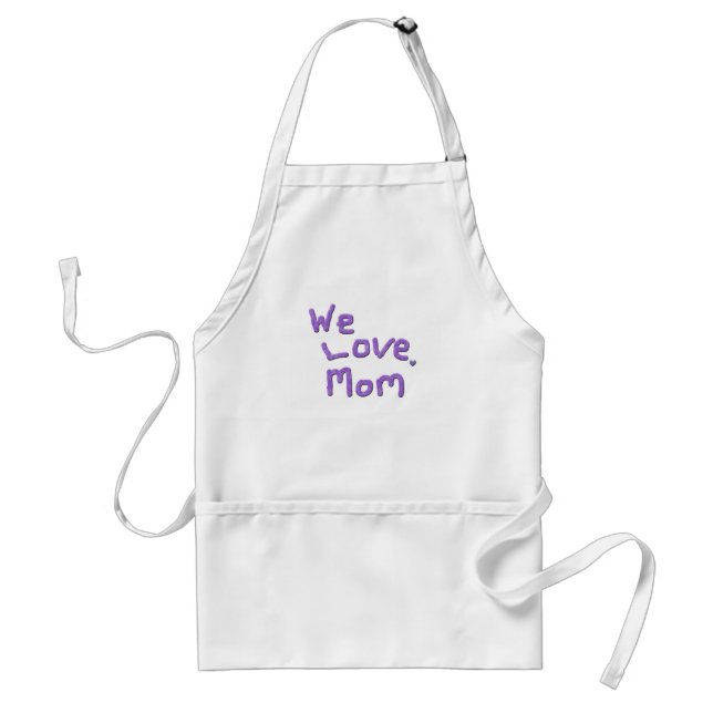 "We Love Mum Apron" Standard Apron (Front)