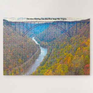 We love New River Gorge West Virginia. Jigsaw Puzz Jigsaw Puzzle