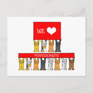 We Love Perfusionists Postcard