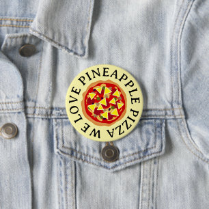 We love pineapple pizza buttons