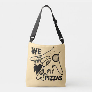 We Love Pizzas - Pizza Love - ASL ILY Obsession De Crossbody Bag