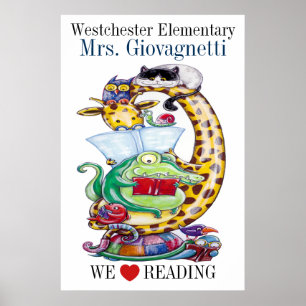 We Love Reading! Poster