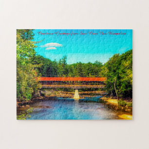 We love Saco River New Hampshire Jigsaw Puzzle