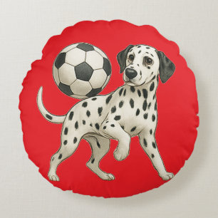 we love sports round cushion