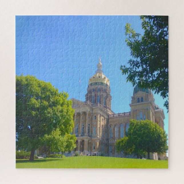 We love State Capitol Des Moines Iowa. Jigsaw Puzzle (Vertical)