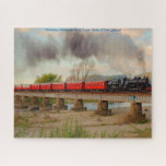 We love Steam Trains in New Zealand Jigsaw Puzzle<br><div class="desc">We love Steam Trains in New Zealand. Unique once off jigsaws of New Zealand  tourist destinations,  most popular destinations that  visitors come to visit year in year out .  Size 15" x 20". (520 pieces)  Puzzle with Gift Box,    Hard/challenging puzzle.</div>
