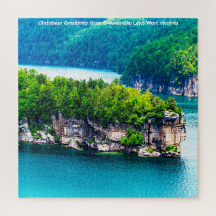 We love Summerville Lake West Virginia. Jigsaw Puz Jigsaw Puzzle