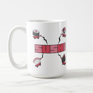 We Love Sushi - Sushi Love - ASL ILY Obsession Coffee Mug