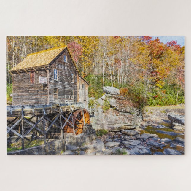 We love The Grist Mills Virginia. Jigsaw Puzzle (Horizontal)
