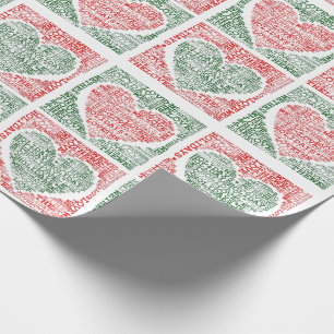 We Love The Holidays Christmas Gift Wrapping Paper