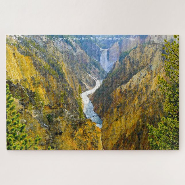 We love The Yellowstone River Wyoming Jigsaw Puzzl Jigsaw Puzzle (Horizontal)
