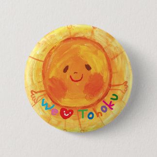 We Love Tohoku CHARITY CAN BATCH 6 Cm Round Badge
