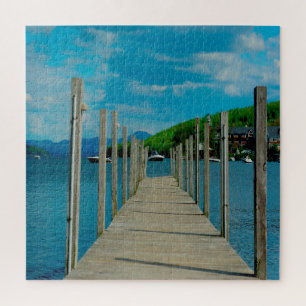 We love Vinnipausake Lake New Hampshire Jigsaw Puzzle