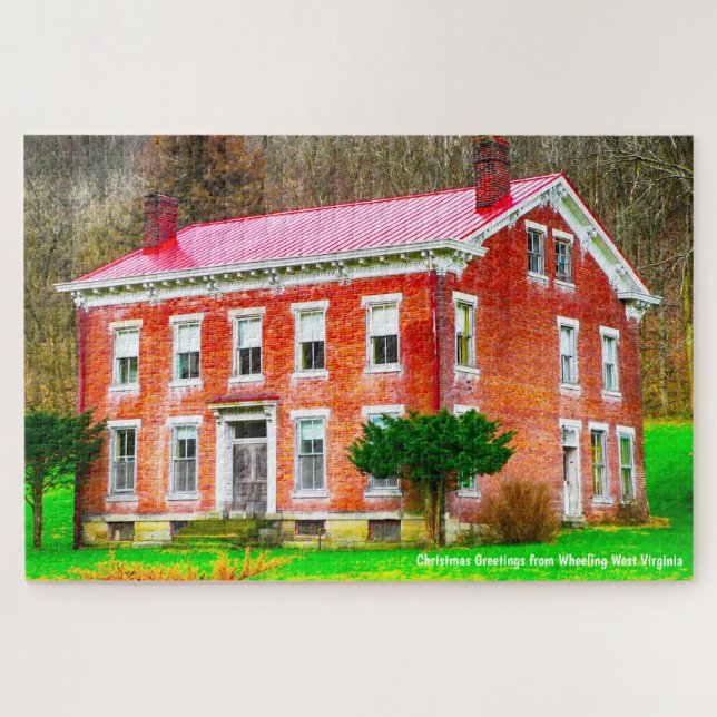 We love Wheeling West Virginia. Jigsaw Puzzle (Horizontal)