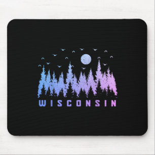 We Love Wisconsin - The Badger State Uni-adults Bl Mouse Pad