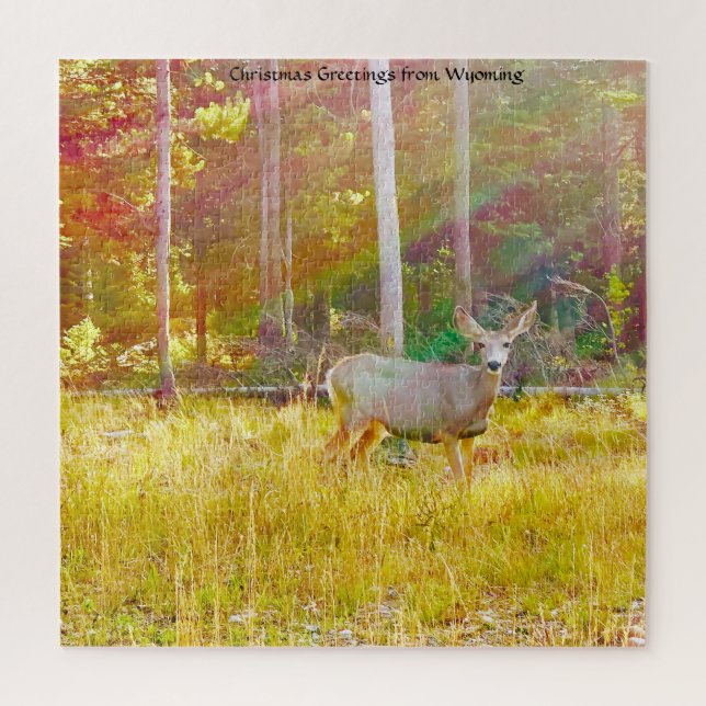 We Love  Wyoming. Jigsaw Puzzle (Vertical)