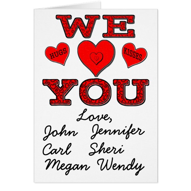 We Love You (Front)