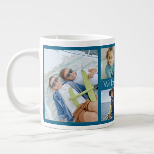 We Love You Abuela Grandmother 6 Photo  Large Coffee Mug