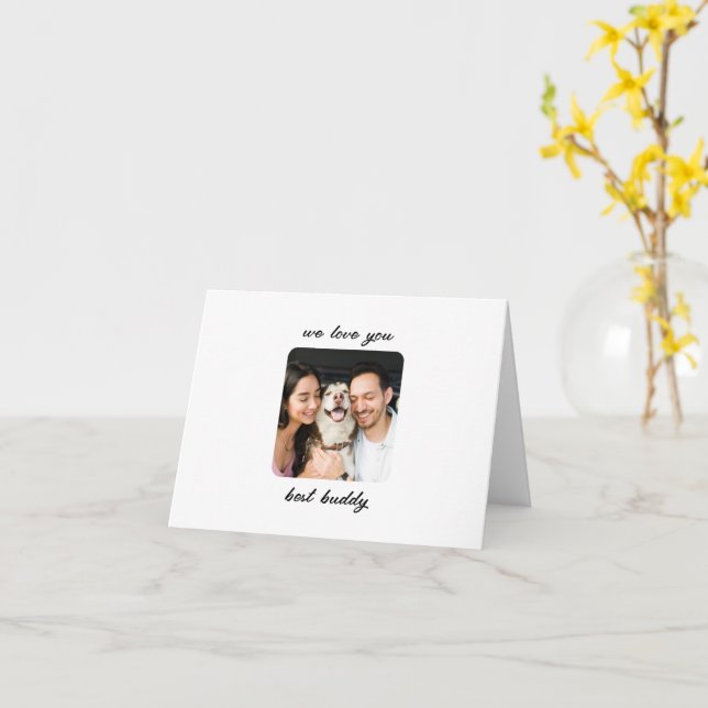 We love you best: A Heartfelt Tribute Card (Yellow Flower)