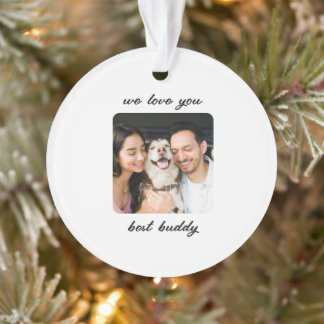 We love you best: A Heartfelt Tribute Ornament