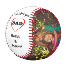 We Love You Dad Custom Father's Baseball Gift
