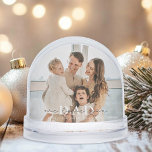 We Love You Dad Custom Snow Globe<br><div class="desc">This custom snow globe is the perfect gift for anyone in your family! Customise the photo and your text.</div>