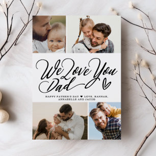 We Love You Dad Photo Collage Father's Day