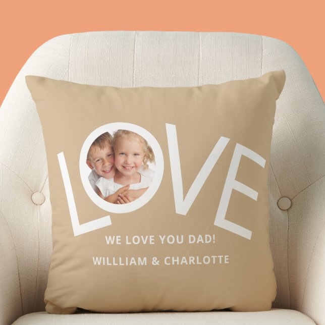 We love You Dad Photo Cushion (Creator Uploaded)