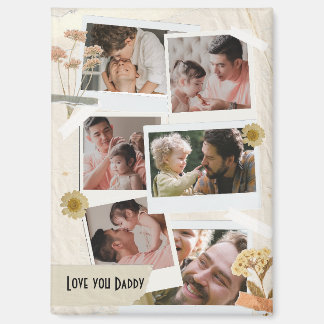 We Love You Daddy Photo Collage Magnet