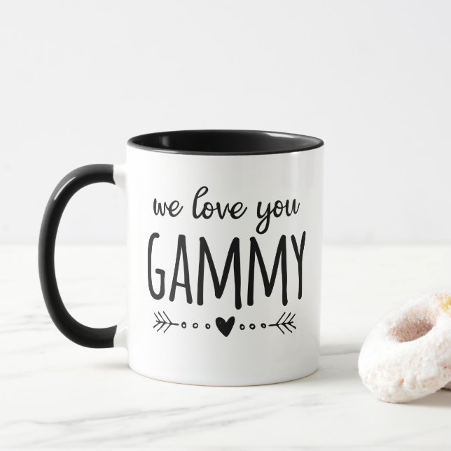 We Love You Gammy Mug (With Donut)