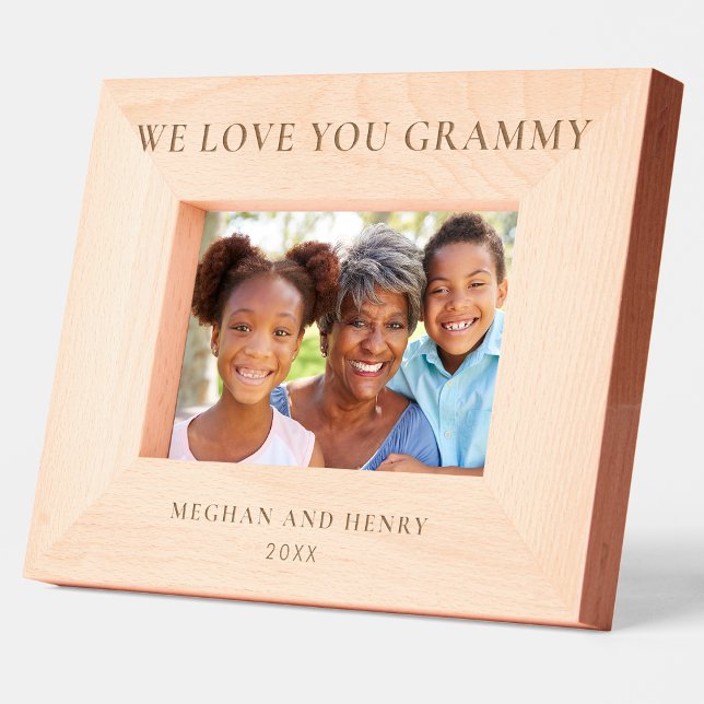 We Love You Grammy Personalised Photo Frame Gift (Creator Uploaded)