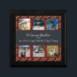 We Love You, Grandma Custom 6 Photo Grid   Gift B Gift Box<br><div class="desc">Adorably cute with a 6 photo block to personalise. Gift to grandma or a treat for yourself!</div>