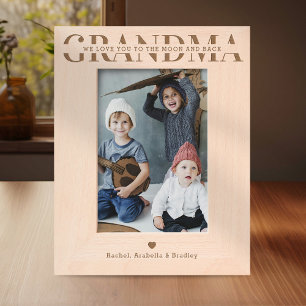 We Love You Grandma Etched Frames
