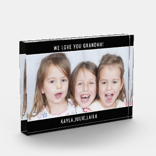 We Love You Grandma Family Photo