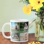 We Love You Grandma Personalised Photo Collage Large Coffee Mug<br><div class="desc">8 photo collage that says "we love you noni". Perfect for this mother's day or an everyday gift.</div>