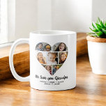 We Love You Grandpa Heart Instagram Photo Coffee Mug<br><div class="desc">The Handwritten We Love You Grandpa Instagram Photo Mug.</div>