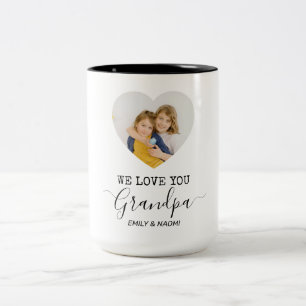 We Love You Grandpa Personalised Coffee Mug