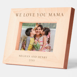 We Love You Mama Personalised Photo Frame Gift