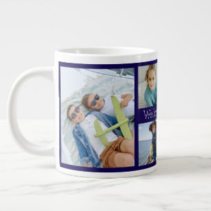 We Love You Mimi Grandmother 6 Photo  Large Coffee Mug