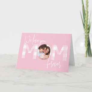 We Love You Mum Folded Greeting Card