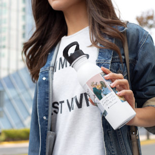 We Love You Mum Modern 6 Photo Collage 532 Ml Water Bottle