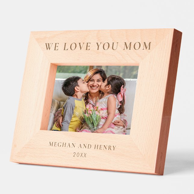 We Love You Mum Personalised Photo Frame Gift (Creator Uploaded)