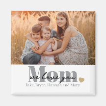 We Love You Mum Photo Gift