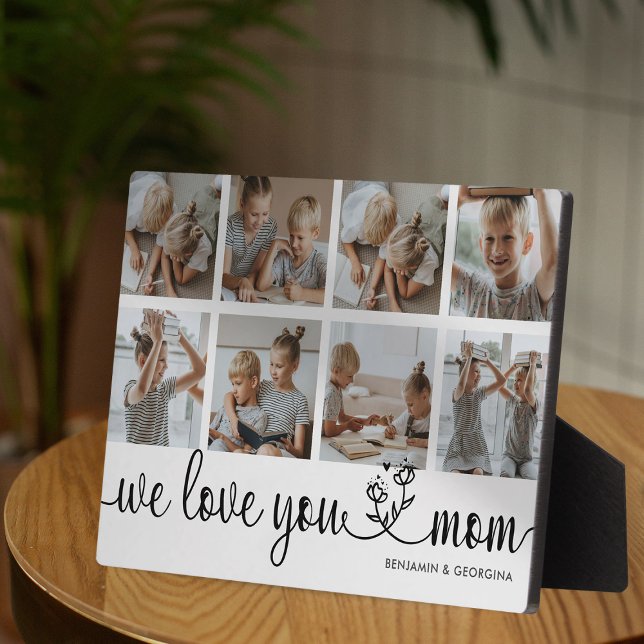 We Love You Mum Photo Plaque (Creator Uploaded)