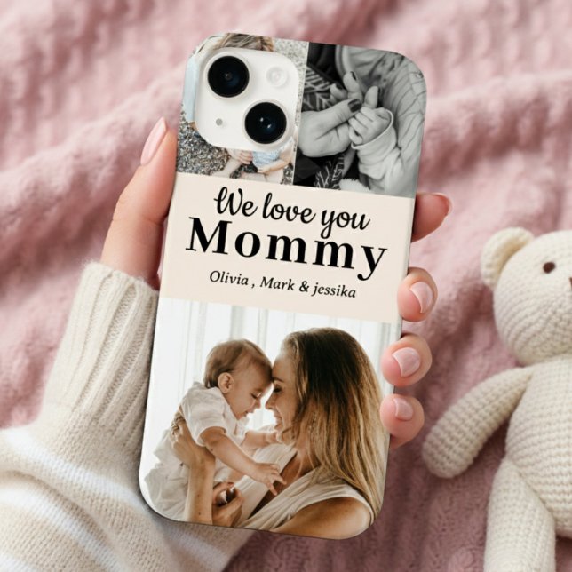 We Love You Mummy – Custom Photo Collage iPhone  Case-Mate iPhone Case (Creator Uploaded)