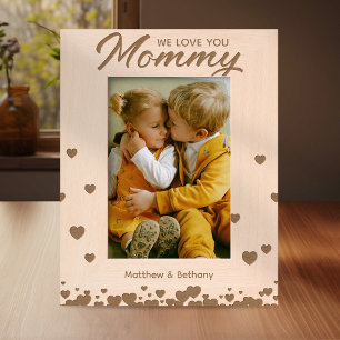 We Love You Mummy Etched Frames