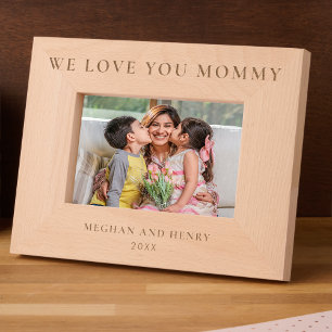 We Love You Mummy Personalised Photo Frame Gift